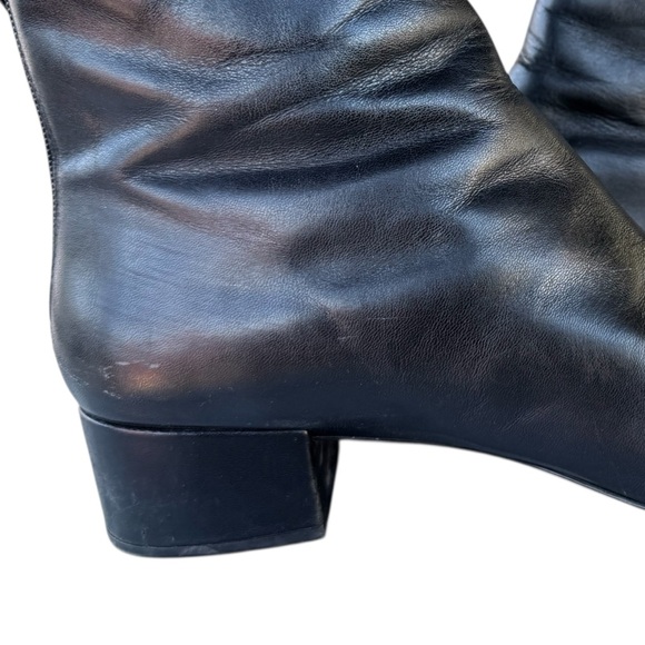 J. Crew Black Leather Roxie Boots - Picture 14 of 15
